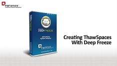 Creating ThawSpaces With Deep Freeze