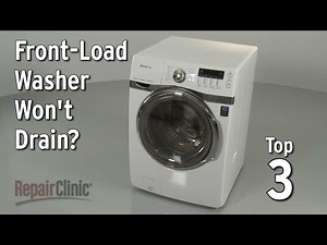 Haier Washer Won't Drain | Solutions & Repair Parts | Repair Clinic