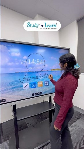 75 Inch Interactive Whiteboard: Annotate On Digital Smart Board For Teaching Online Classroom Setup