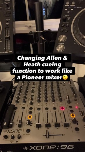 Changing Allen & Heath Xone96 to Pioneer Mixer