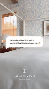 197K views · 14 reactions | PSA: SALE IS LIVE___Take 20% OFF Bundles & Summer Essentials, a Memorial Day offer we’ve never done before. Choose Bundles for a complete refresh, or shop layer-by-layer with curated Summer Essentials. All made with the coolest, most breathable fabrics, and all on sale with code MDW20. Minimum spend required. See site for details. | Boll & Branch | Facebook