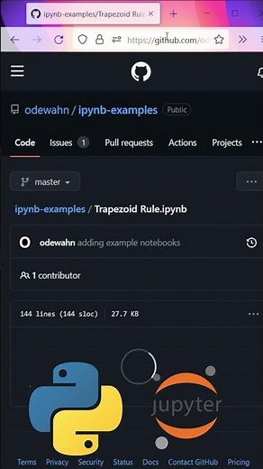 run python jupyter notebooks on github trick