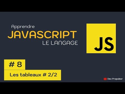 JavaScript : 8-Les tableaux à deux dimensions