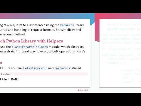 Optimizing Elasticsearch Indexing: Bulk Loading AVRO Files Made Easy