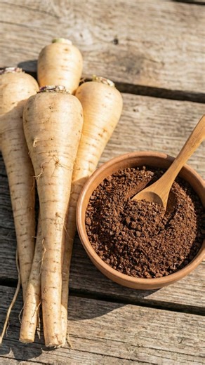 Chicory isn’t just an add-in — it gives coffee a deeper, more intense flavor. ☕️ In the past, when coffee beans were hard to find, people mixed roasted chicory root into their brews to stretch supplies and make the flavor stronger. Some people used only ground chicory or chicory extract combined with hot water as a coffee substitute. A simple old-school trick that still works today. #coffeehistory #chicory #coffeetips #homecoffee #morningcoffee | Cestari Kitchen