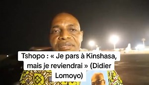 18K views · 1.3K reactions | Gouveneur intérimaire Didier Lomoyo déclare : « Je pars à Kinshasa, mais je reviendrai ». | Boyoma Révolution | Facebook