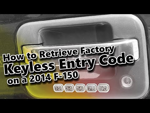 How to Retrieve the Factory Keyless Entry Code on a 2014 Ford F-150