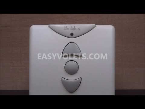 Télécommande Profalux avant 2010 - EASYVOLETS