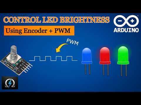 ROTARY Encoder LED Brightness Controller (WITH PWM)