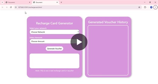 JavaScript Array and Object Methods in Practice: Voucher Generator App | Ubaidat Olasunkanmi posted on the topic | LinkedIn