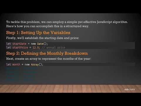 An Algorithm to Gradually Lower Your Yearly Payments Each Month