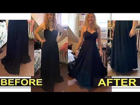 Prom Dress Hem Alteration ~Easy Methods~