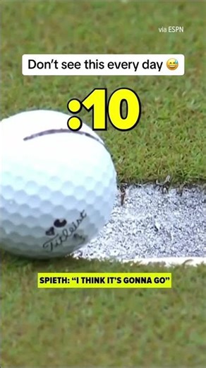 The Putt that resulted in a one-stroke penalty 🥲