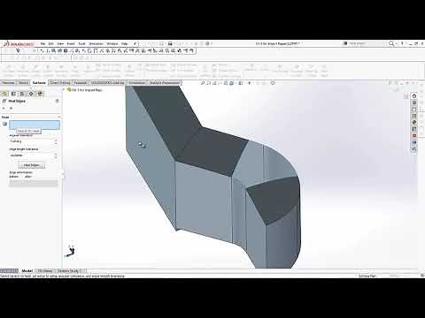 SOLIDWORKS - Heal Edges
