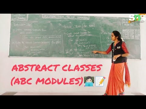 Abstract Modules | Python Programming | SNSINSTITUTIONS