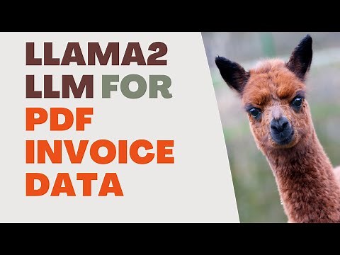 LLama 2 LLM for PDF Invoice Data Extraction