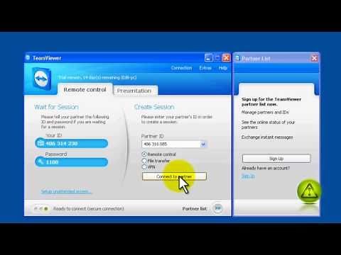 Remote Desktop Using TeamViewer