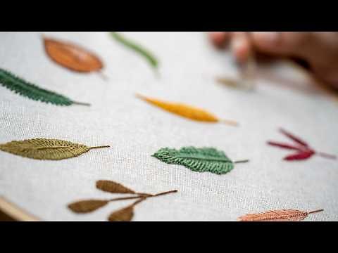 Learn 10 Embroidery Leaf Stitches FAST! Easy Guide
