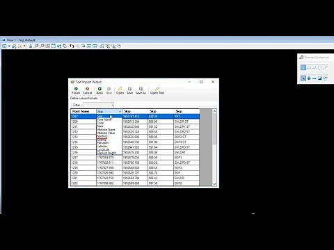 Importing Survey Data in OpenRoads Designer