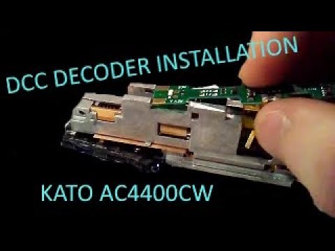 DCC Decoder Installation N Scale How-To [Kato AC4400CW and Similar Locomotives]