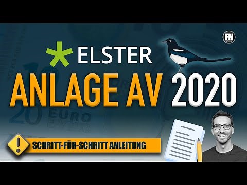 Riester und Steuererklärung 2020 | Anlage AV 2020 Elster ausfüllen