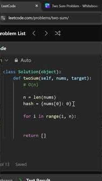 Python Trick To Solve Two Sum Problem for Job Interviews! #dsa #jobinterview