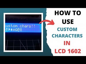 LCD 1602 Custom Characters || STM32