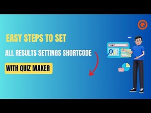 How to set All Results Settings Shortcode with WordPress Quiz Plugin
