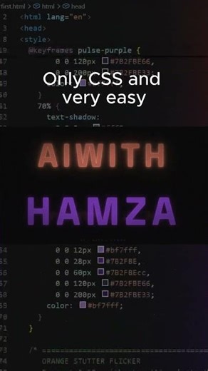 CSS Neon Text Effect Tutorial for Beginners (No JavaScript!)