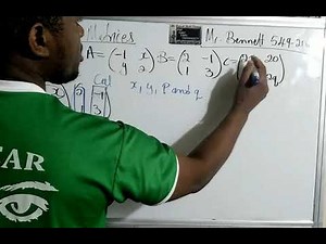 Matrices (Equal Matrices)