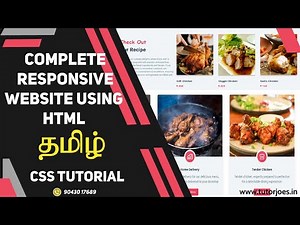 Complete Responsive Website Using HTML CSS | Responsive web design | Chicken Shop | Full Project