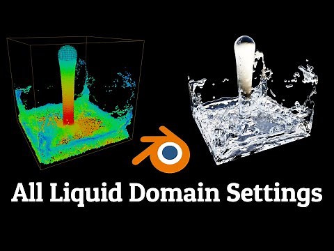 Fluid Simulation(Mantaflow) Domain Settings | Blender 3.2 Tutorial