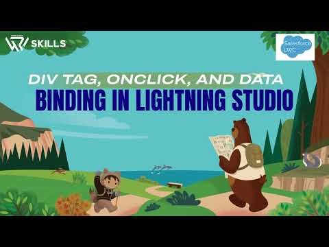 Div Tag, Onclick & Data Binding in Lightning Studio | Peoplewoo Skills