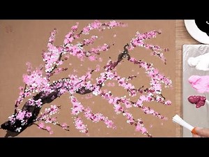 How To use India Ink and Acrylic Painting Technique - JayLee