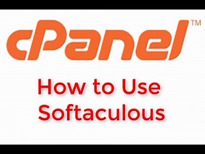 CPanel Tutorial - How to Use Softaculous