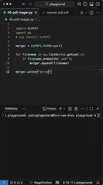 PDF Merger - Python for Beginners