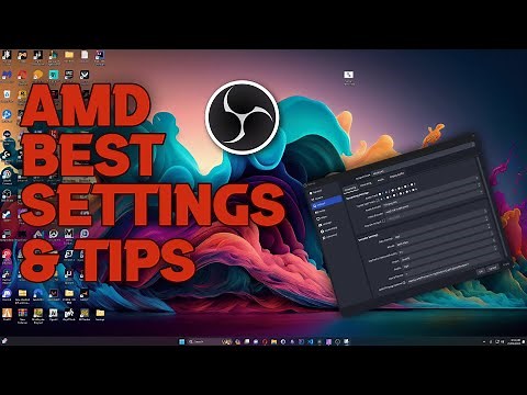 AMD Best OBS settings!!