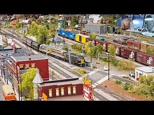 Beautiful Large Model Railroad layout in HO scale