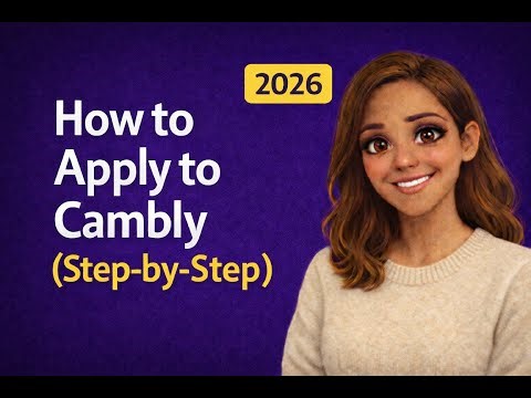 How to Apply to Cambly (Step-by-Step, No Stress)