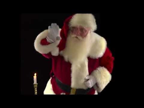Christmas Projection HD Santa Peeking Out Window