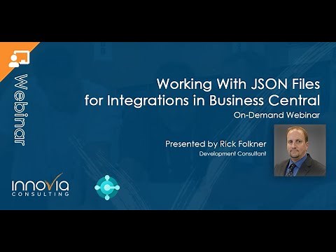 Working with JSON files for integrations in Business Central