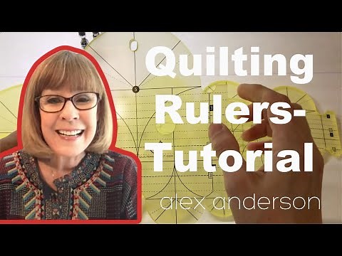 Alex Anderson LIVE - Quilting Rulers Tutorial