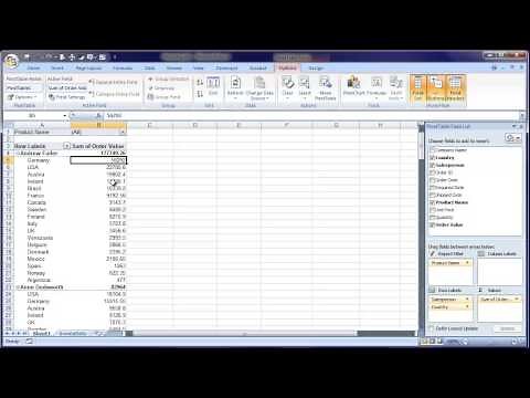 Pivot Tables 101