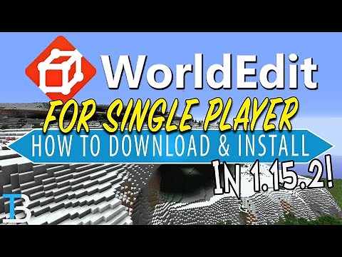 How To Download & Install World Edit in Minecraft 1.15.2 Single Player!