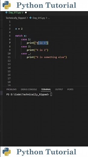 Match-Case Statements In Python | Python Tutorial