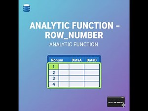 SQL Analytic Function – ROW_NUMBER Explained with Example | SQL Tutorial