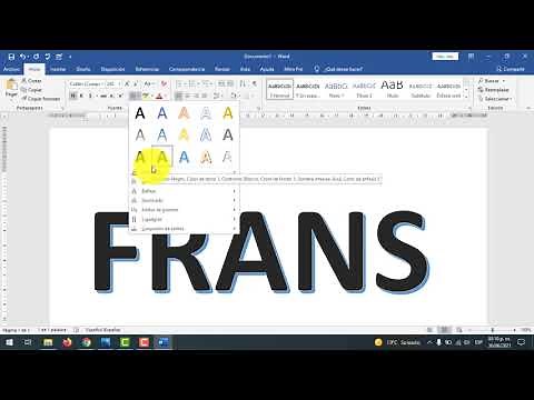 LETRAS GRANDES EN WORD