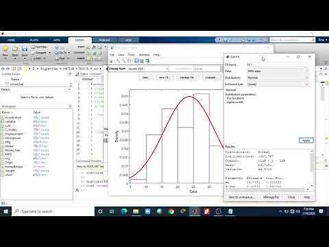Fit a Distribution Using the Distribution Fitter App | Matlab Based Approch