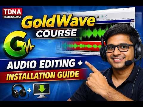 GoldWave Course #1 – Audio Editing Basics and Software Installation