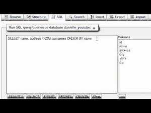 MySQL Database Tutorial - 8 - Sorting Results